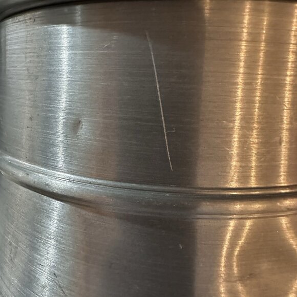 Vtg Made In Italy Metal Ice Bucket Beer Stein Plastic Liner 9.5” Mid Century 60s - Picture 10 of 16